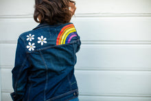 Load image into Gallery viewer, Rainbow Daisy Jacket