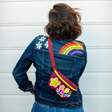 Load image into Gallery viewer, Rainbow Florals Fanny Pack