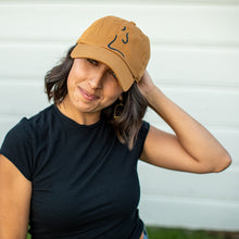 Load image into Gallery viewer, Caramel Abstract Figure Cap
