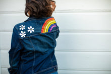 Load image into Gallery viewer, Rainbow Daisy Jacket
