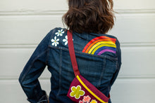 Load image into Gallery viewer, Rainbow Florals Fanny Pack
