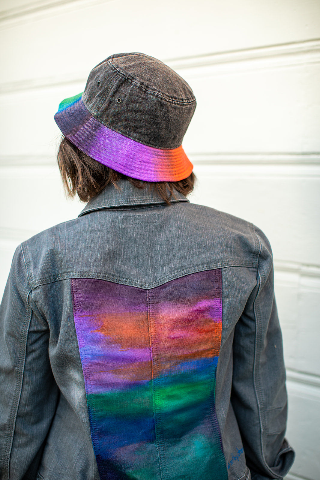 Colorful Gradient Bucket Hat Gradient Bucket Hat – Made by Cherise main image 3